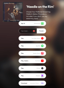 'Needle on the Rim', the 2nd Record by Robert Marleigh, is now Streaming on All Platforms